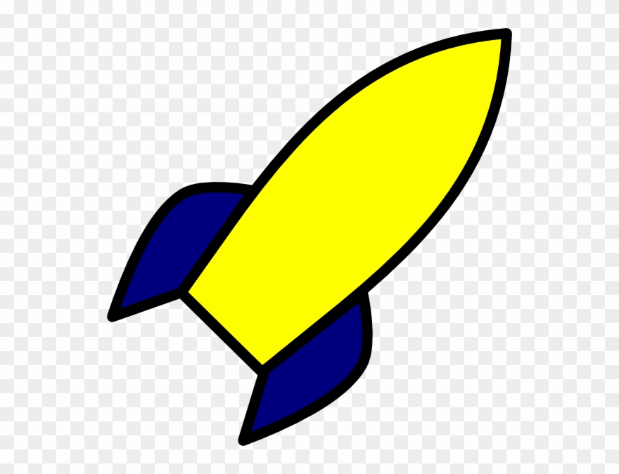 Rocketship ship the blue. Clipart rocket yellow rocket