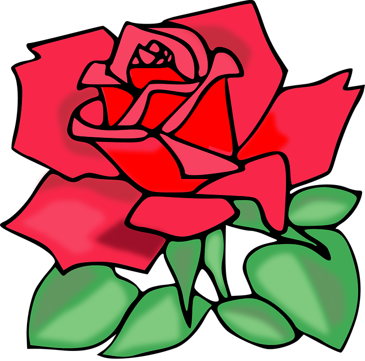 Clipground free vector graphic. Clipart rose blossom