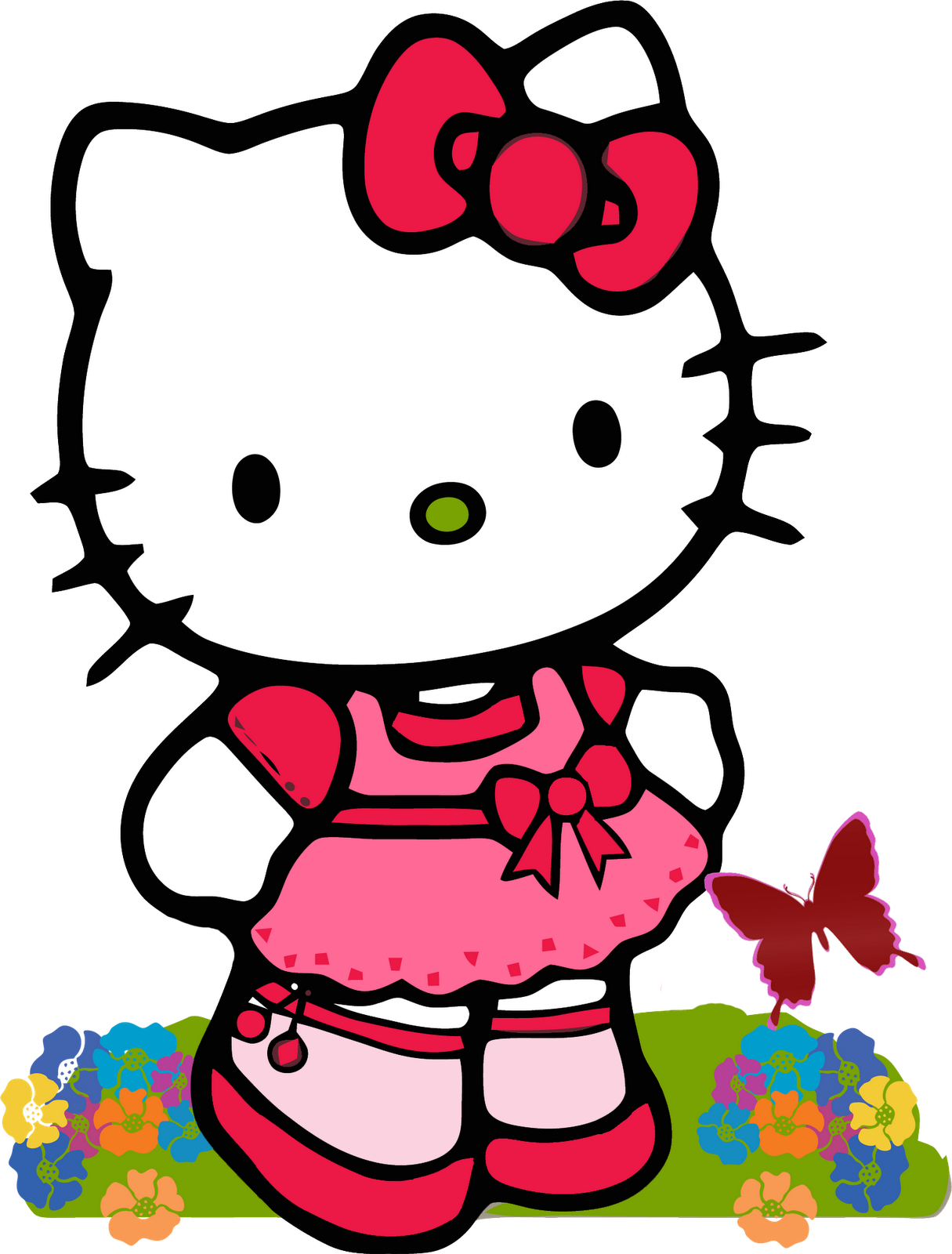 Clipart rose kitty. Best hello clipartion com