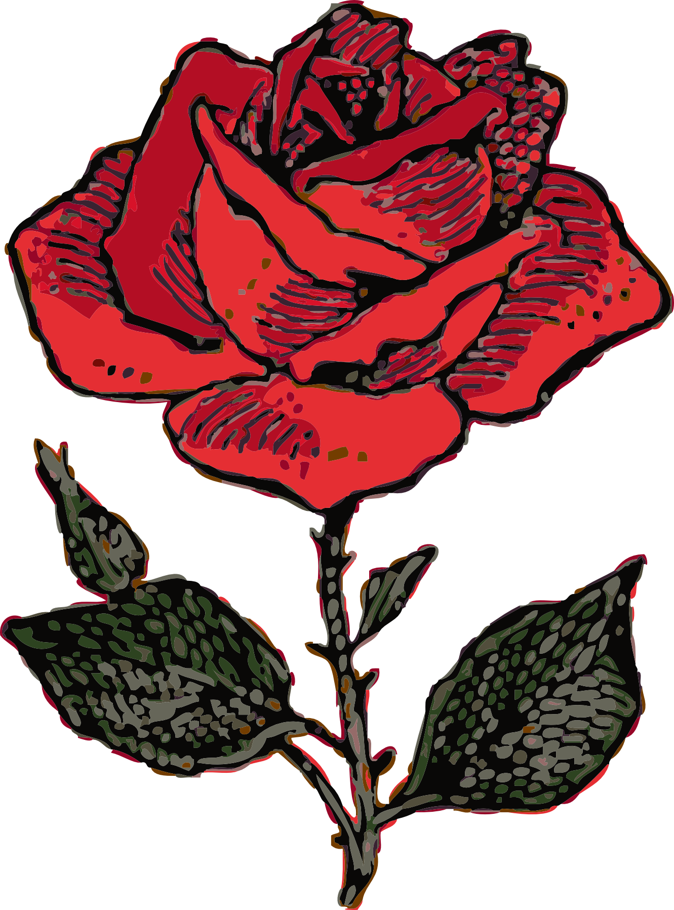 clipart roses logo