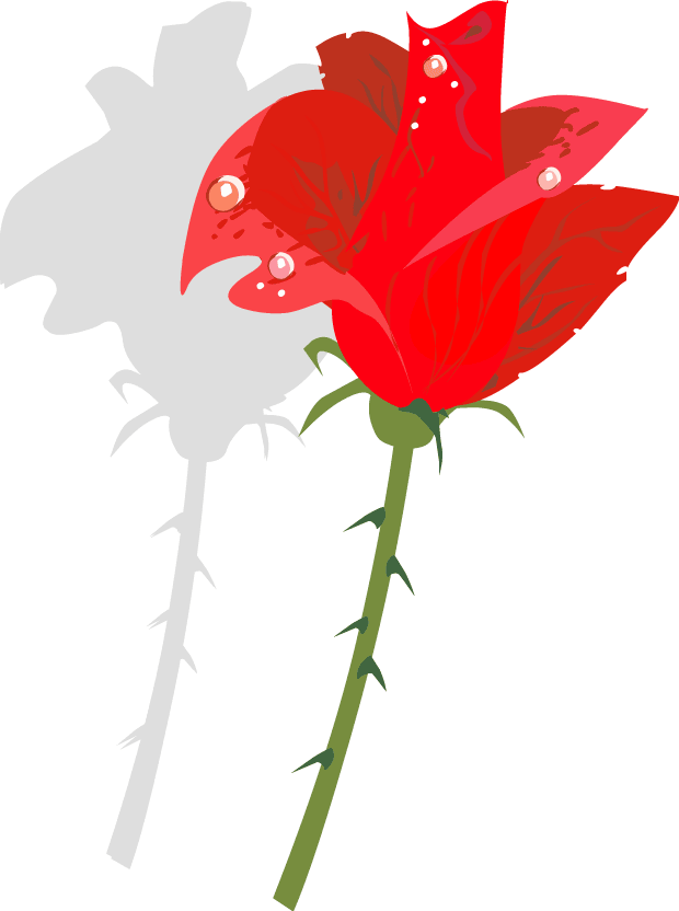  collection of with. Clipart rose thorn