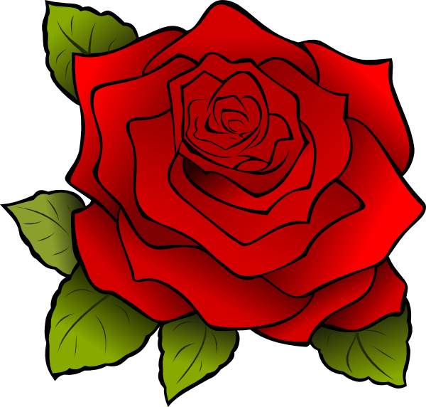 Rose clip art free. Clipart roses