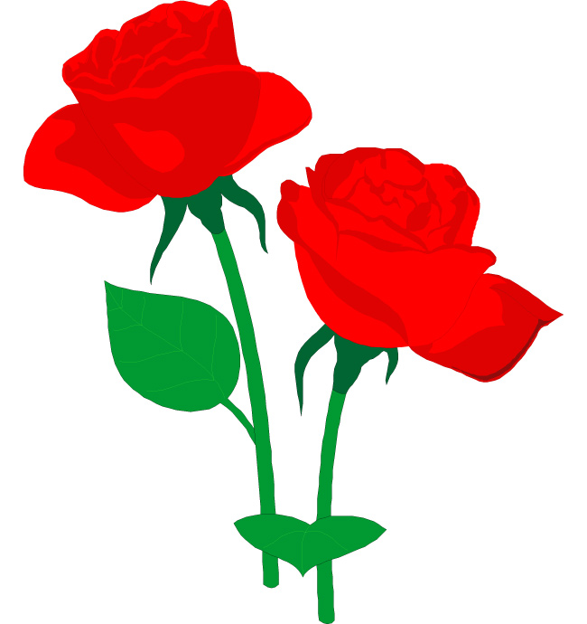 Clipart roses. Free images download clip