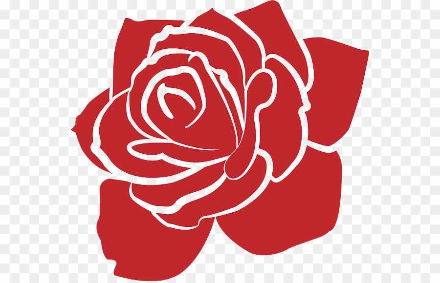 Rose art png garden. Clipart roses logo