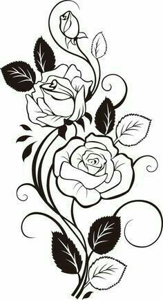 Image result for rose. Clipart roses swirl