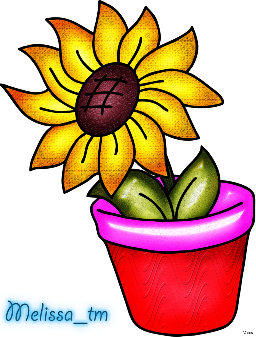Flower vases with flowers. Peony clipart vase