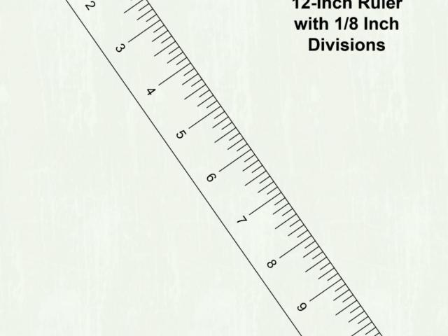 ruler clipart 6 inch
