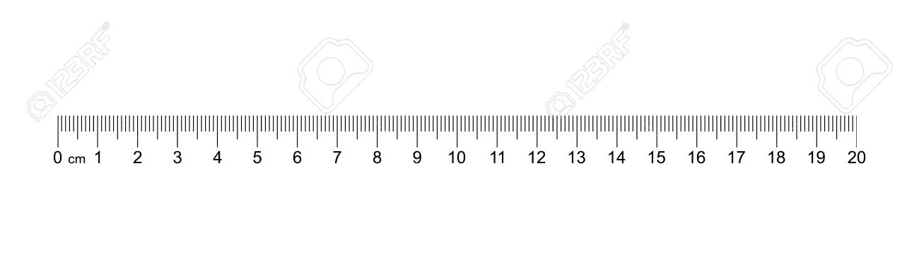 clipart ruler 20 cm