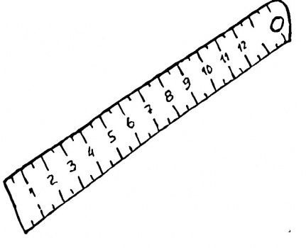 clipart ruler coloring page