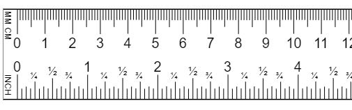 clipart ruler dimension