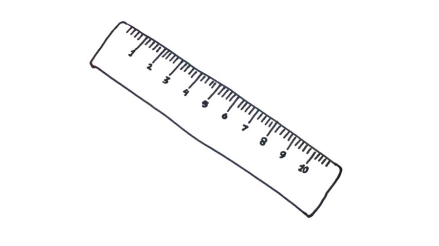 clipart ruler drawing