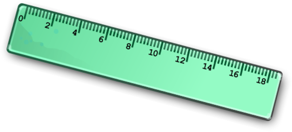 clipart ruler green