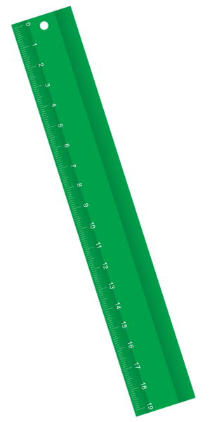 clipart ruler green