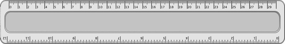 ruler clipart grey
