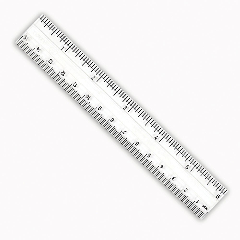 Clear in inches metric. Clipart ruler plastic ruler