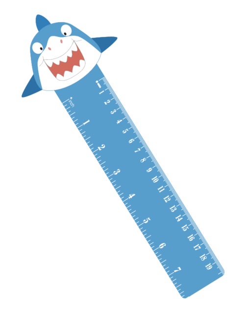 Bookmark shark pinterest bookmarks. Clipart ruler printable
