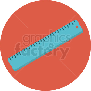 clipart ruler red
