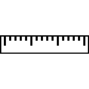 Clipart ruler simple. Without figures cliparts of