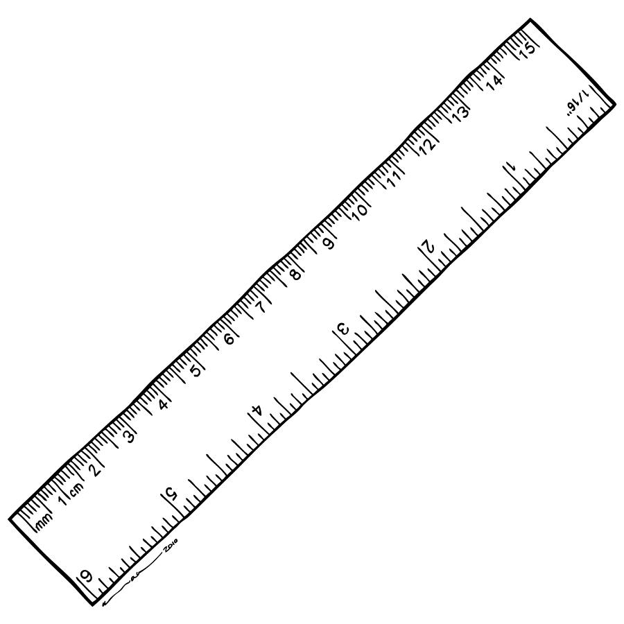 ruler clipart drawing