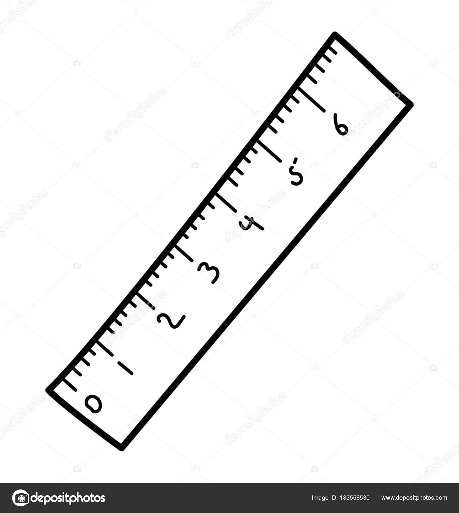 ruler clipart drawing