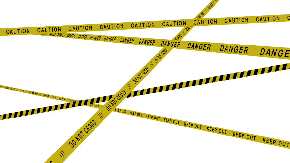 danger clipart caution tape