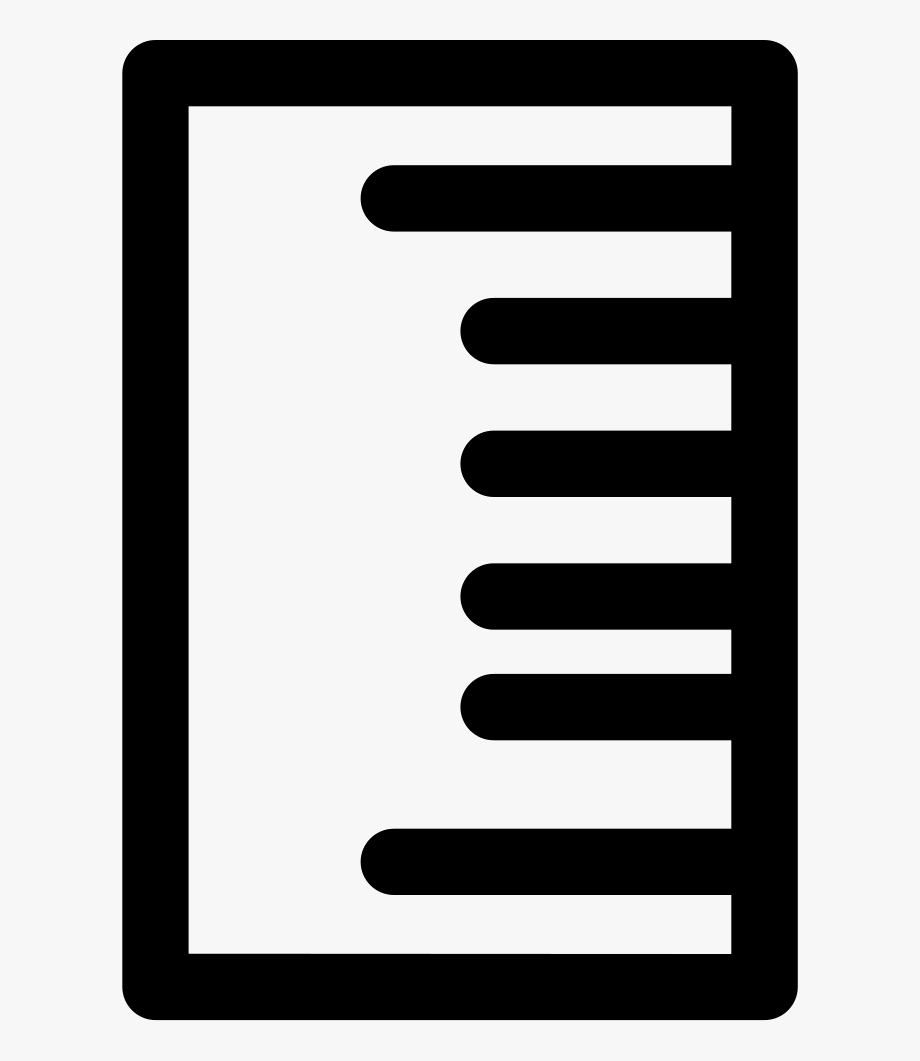 Clipart ruler vertical ruler. Svg png icon free