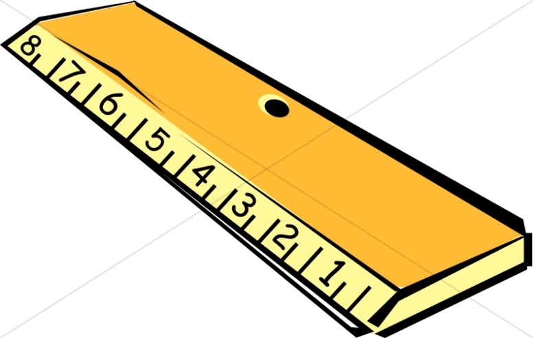 clipart ruler wooden ruler
