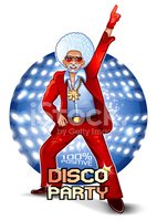 Clipart santa disco. Dancer stock vectors me