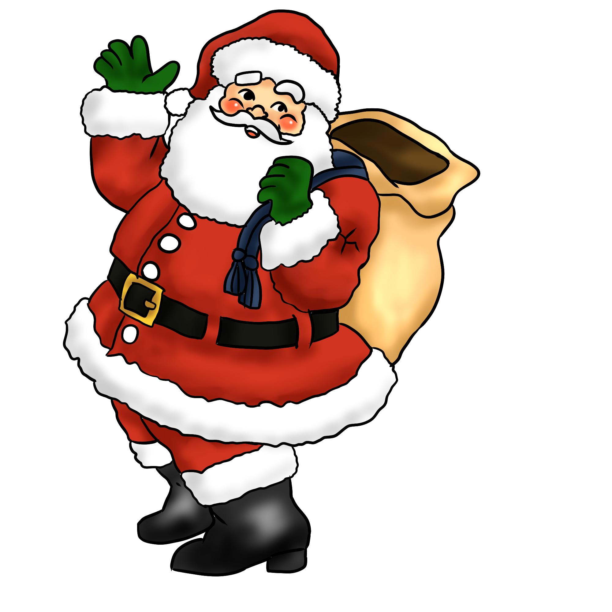  collection of fat. Mad clipart santa