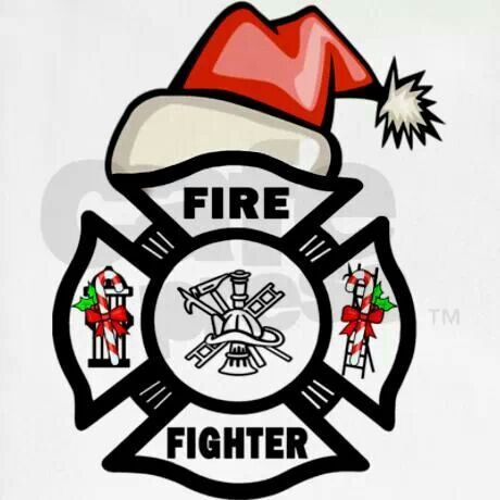santa clipart firefighter