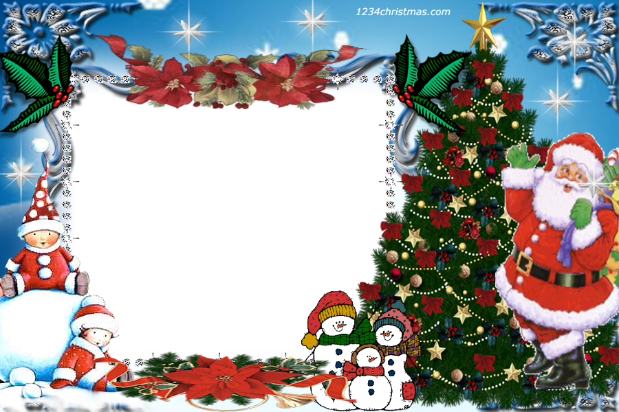 Clipart santa frame, Clipart santa frame Transparent FREE for download ...