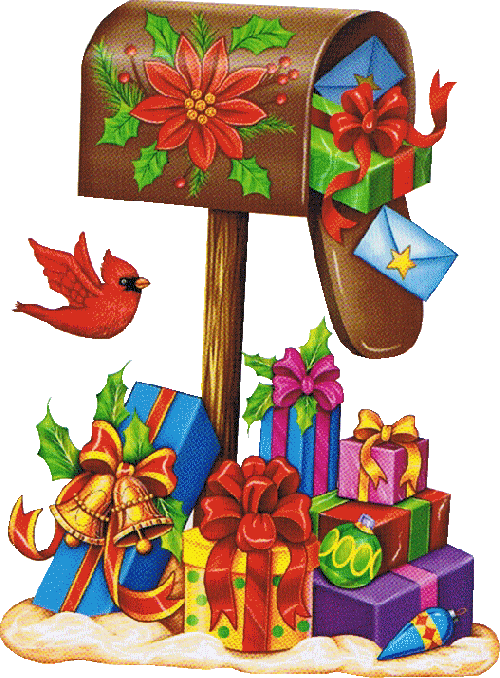  collection of christmas. Clipart santa mailbox