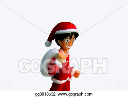 Santa clipart profile. Stock illustration funny drawing
