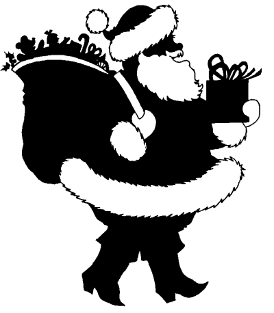 Free claus public domain. Santa clipart profile