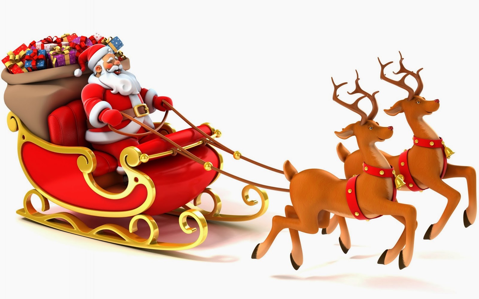 sleigh clipart santa s