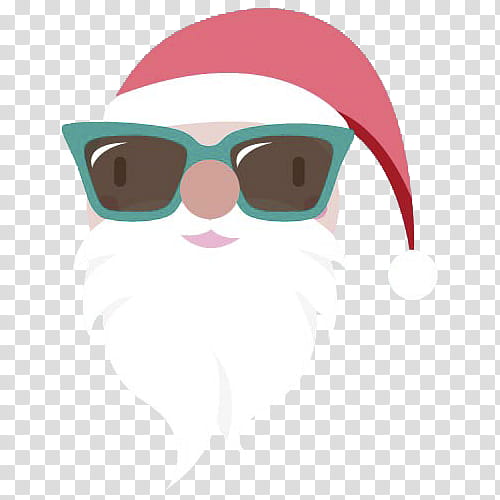 clipart sunglasses santa