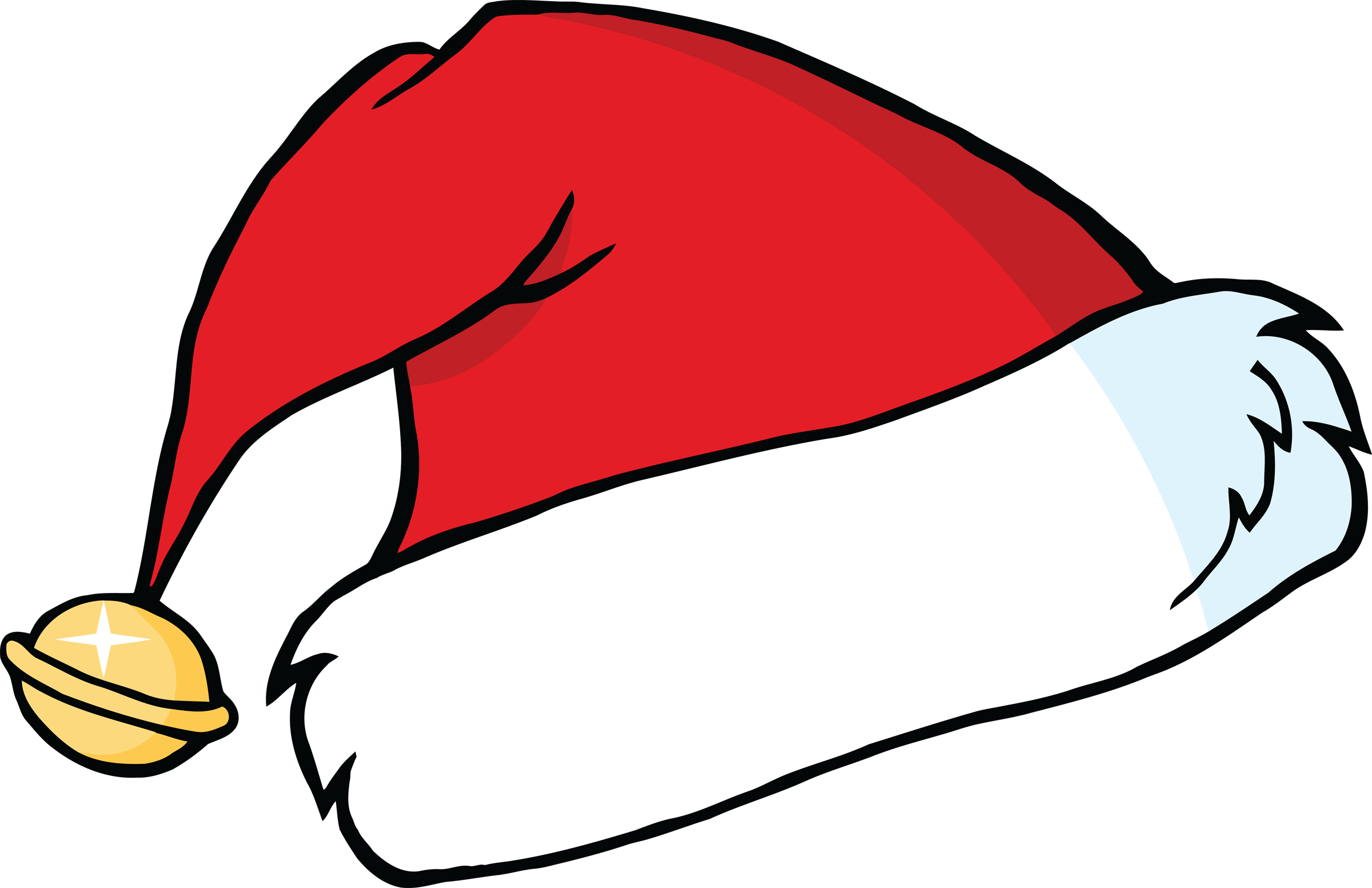 clipart santa workout