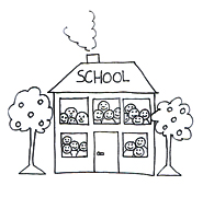 clipart school drawing