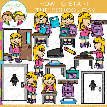How to start the. Clipart school morning