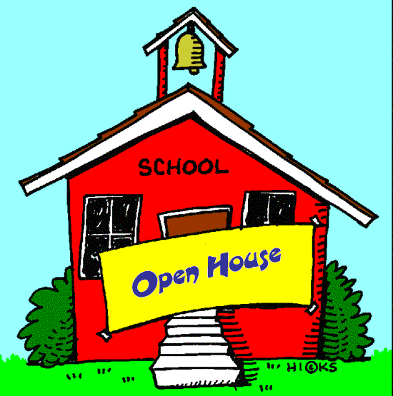 clipart school open house