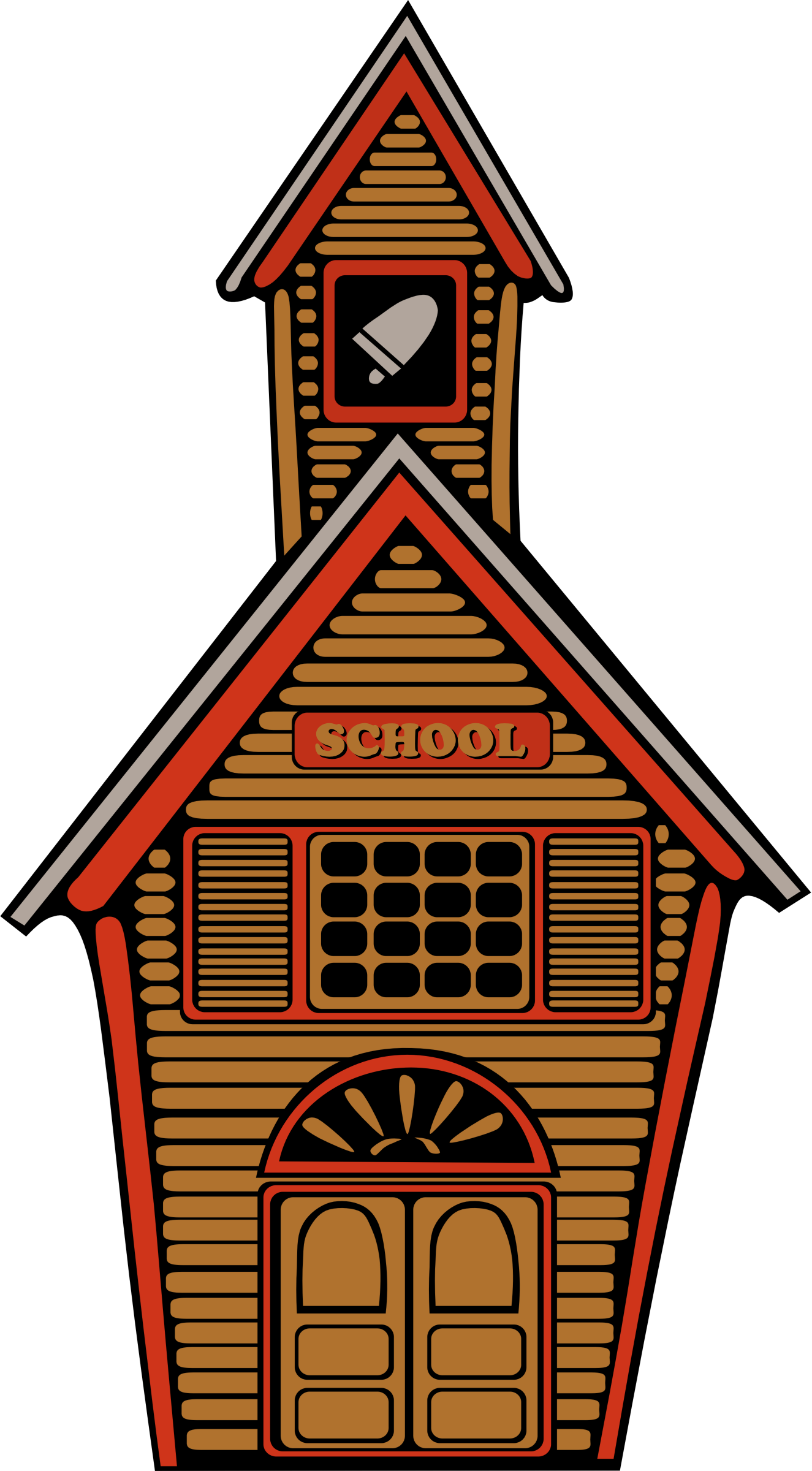 schoolhouse clipart vintage