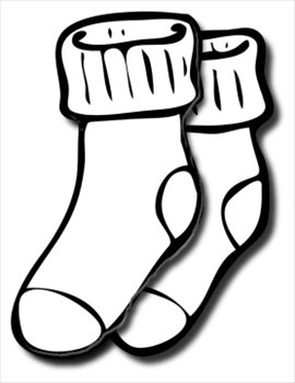 Free cliparts download clip. Clipart socks black and white