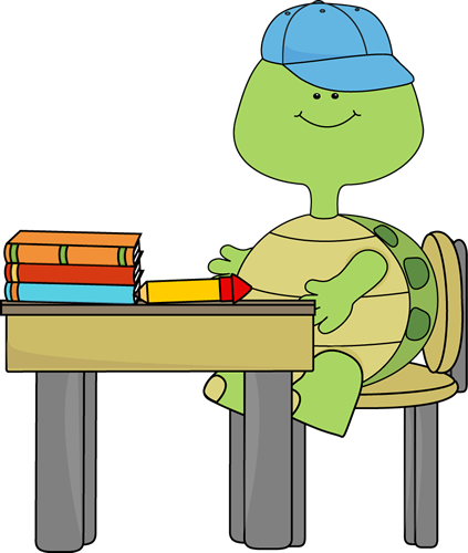 clipart turtle school