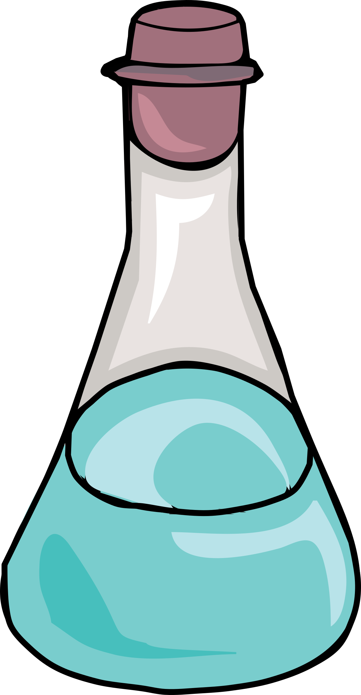 Flask big image png. Clipart science beaker
