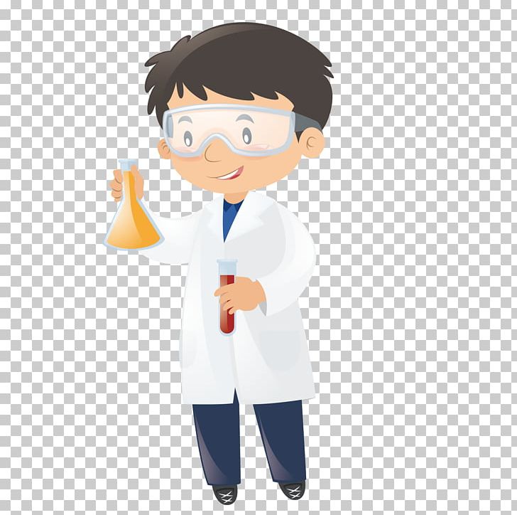 clipart science boy