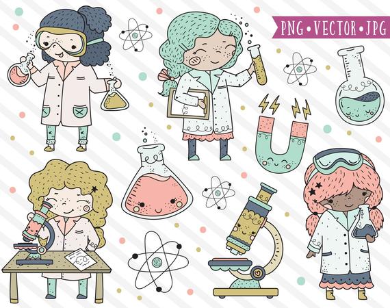clipart science cute