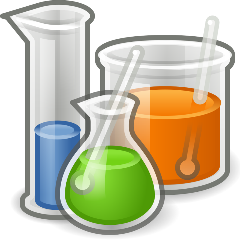 clipart science cylinder