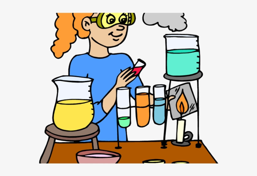 Material lab drawing . Clipart science easy