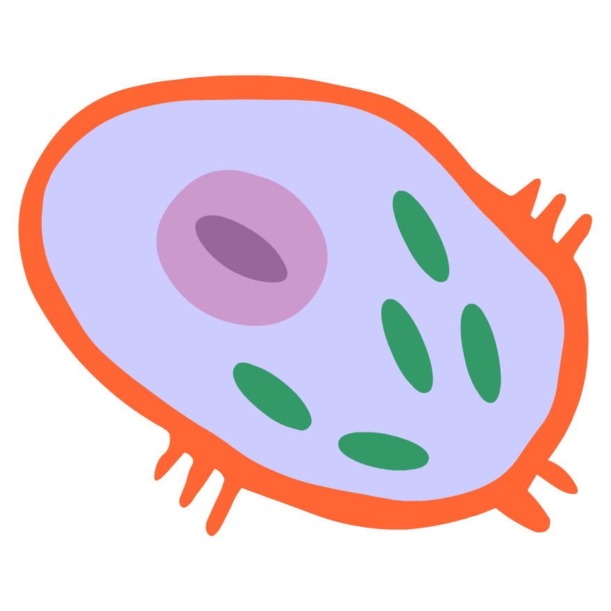 Build a cell animal. Clipart science icon