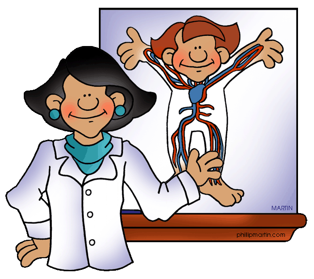 Human circulatory system free. Scientist clipart typical